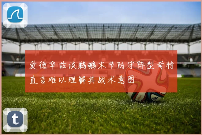 爱德华兹谈鹈鹕末节防守阵型奇特直言难以理解其战术意图